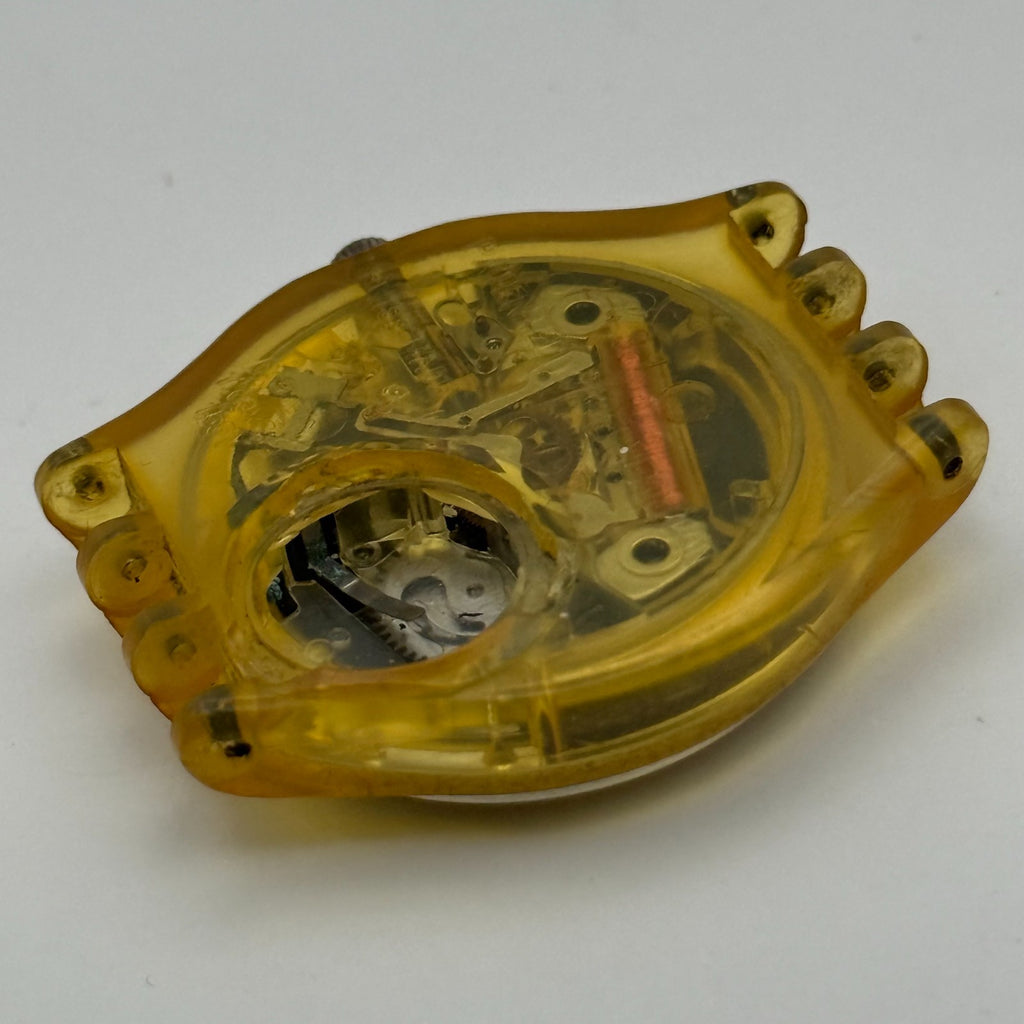 Vintage Swatch Gent Watch GK703 Gutenberg 1991 Date Dial ETA Quartz 33mm Parts 