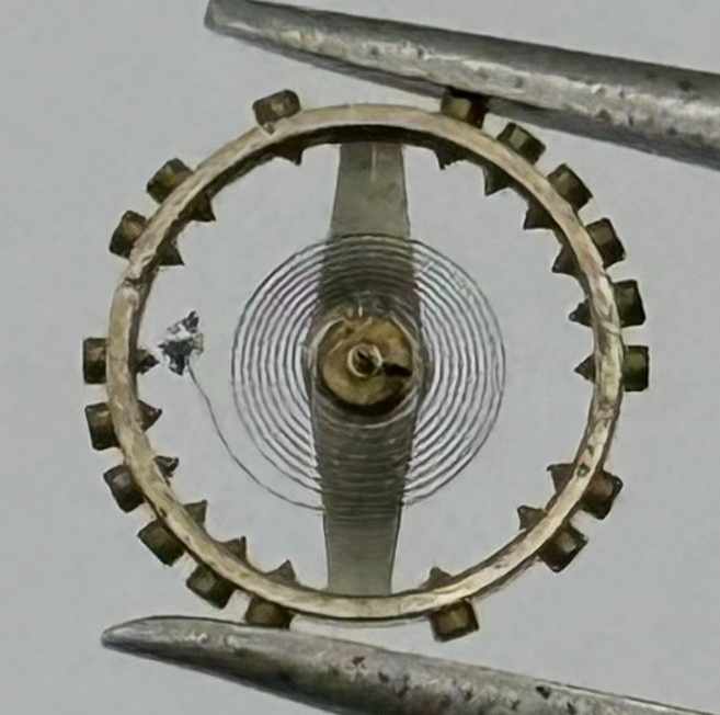 AS 976 1012 Balance Wheel Complete And Spring Renata 29 Watch Movement Parts NOS