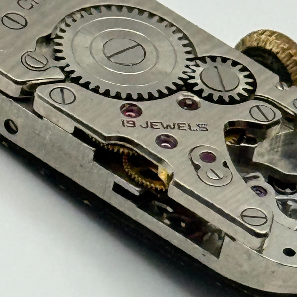 Citizen 9407 Parashock Baguette Watch Movement - For Parts / Repair - 10.2mm
