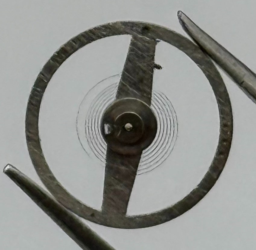 MST 384 394 Balance Wheel Complete And Spring 818 M Watch Movement Parts NOS