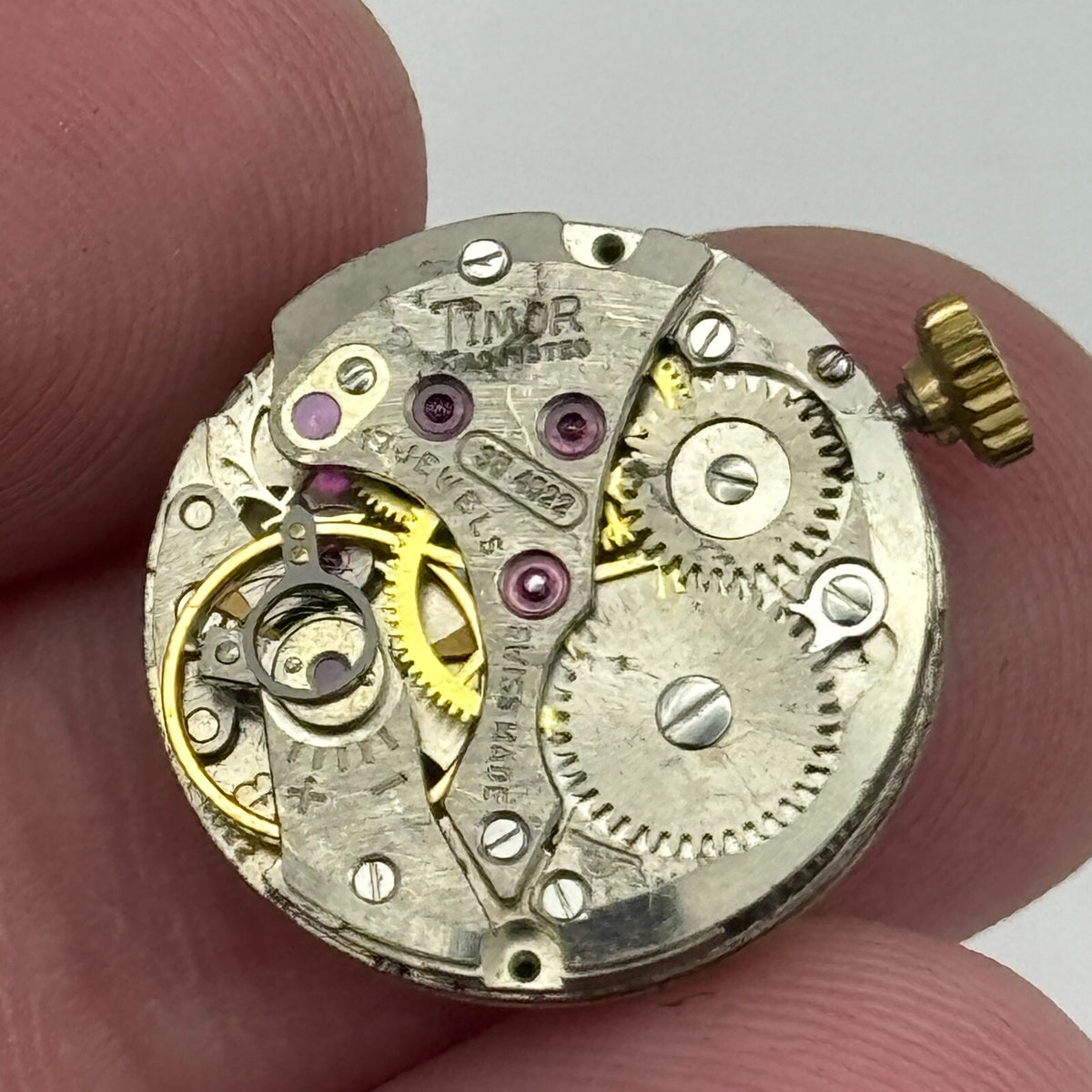 Felsa F 4022 Watch Movement Timor Ladies Manual Wind Swiss Vintage Parts 17.5mm