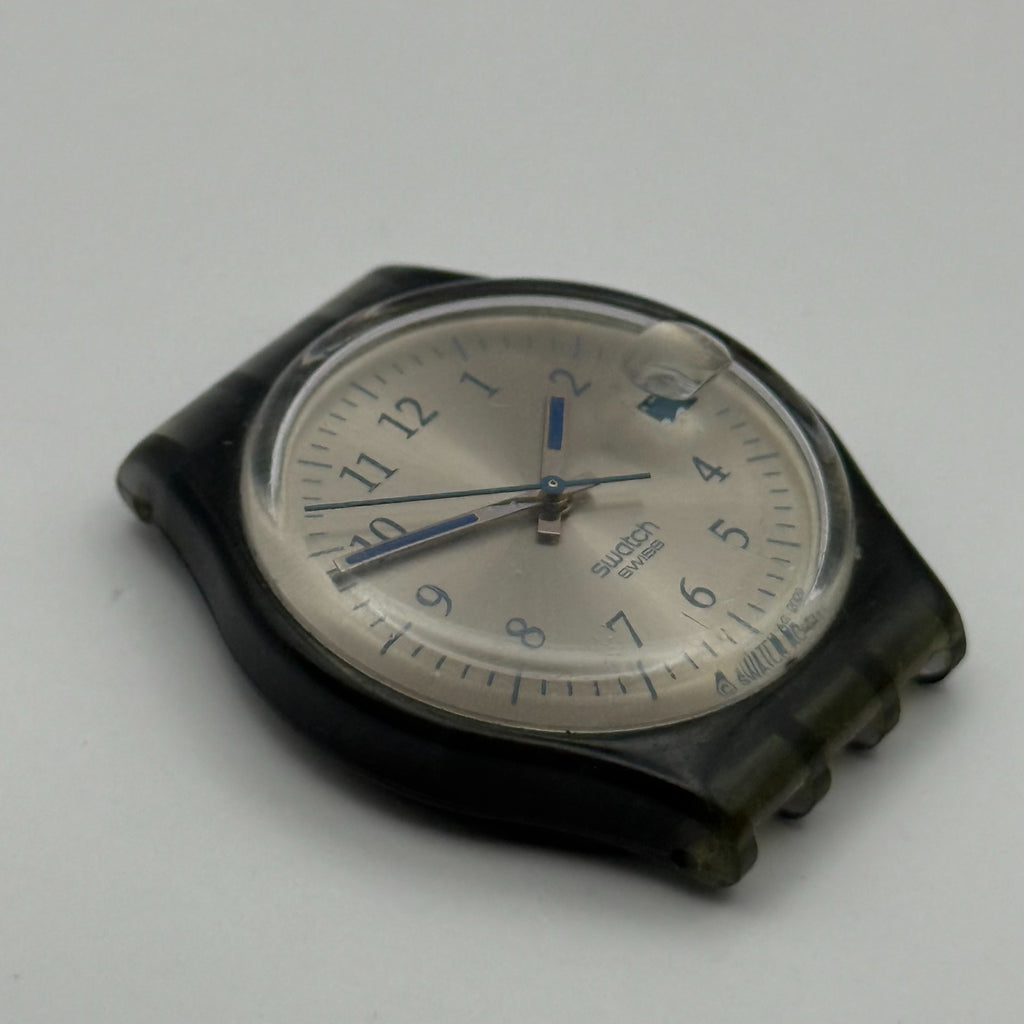 Vintage Swatch Gent Watch GM411 Scottish 2000 Date Dial ETA Quartz 34mm Parts 