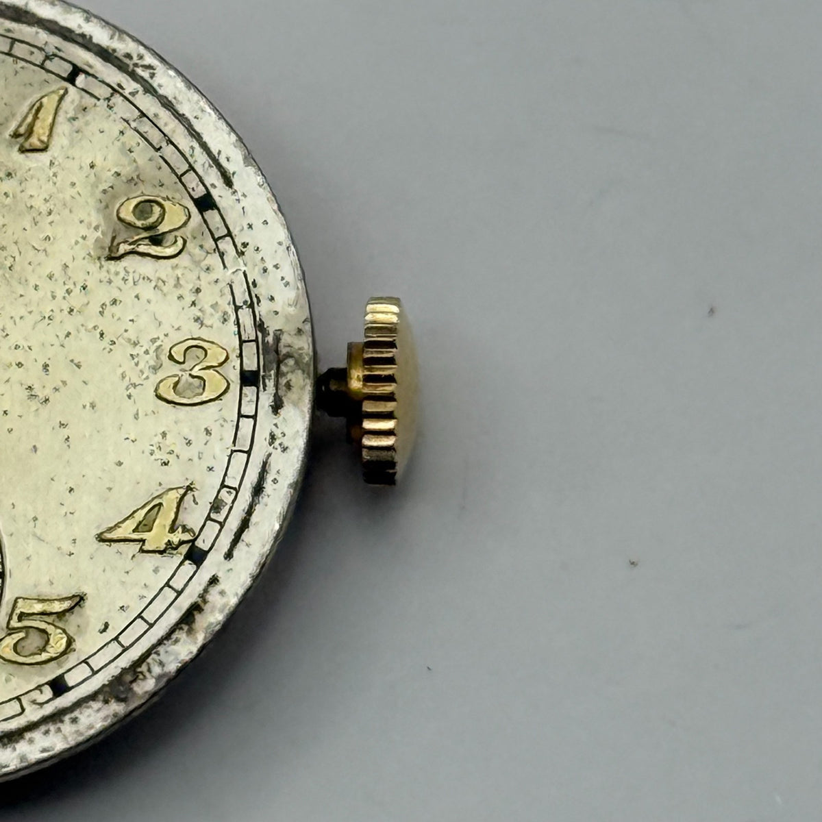 Unidentified Watch Movement Running 9 Jewels Swiss Manual Wind Parts 22.9mm