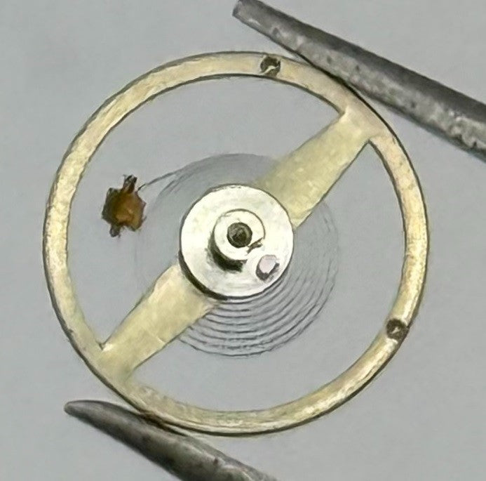 Ebosa 86 87 Balance Wheel Complete And Spring 8¾’’’ 1249 Watch Movement Parts