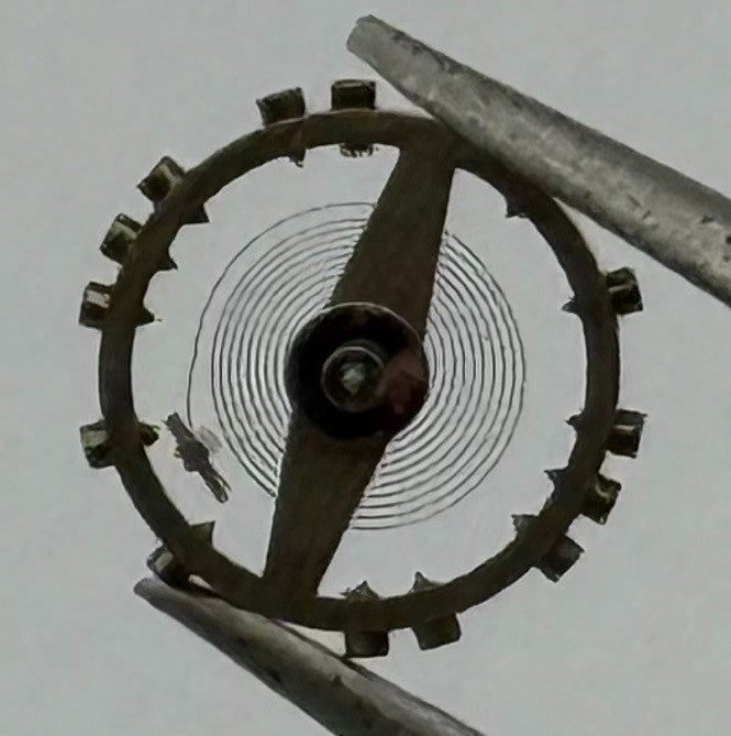 FEF 6600 Balance Wheel Complete And Spring Renata 1181 Watch Movement Parts NOS