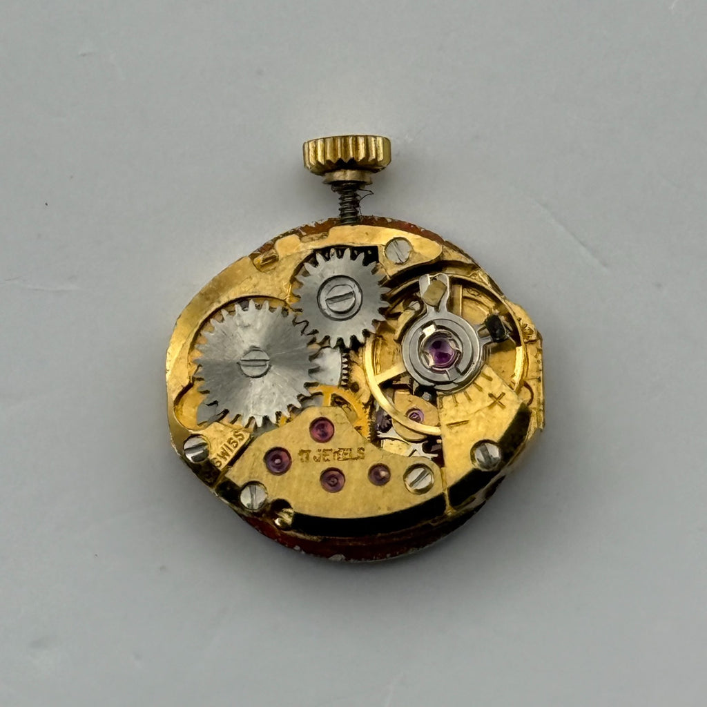 ETA 277.001 Watch Movement Running Marvin Revue Swiss Manual Wind Parts 12.9mm