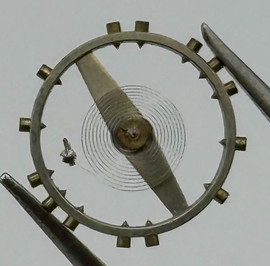 AS 1220 Inca Balance Wheel Complete And Spring 542 Watch Movement Parts NOS