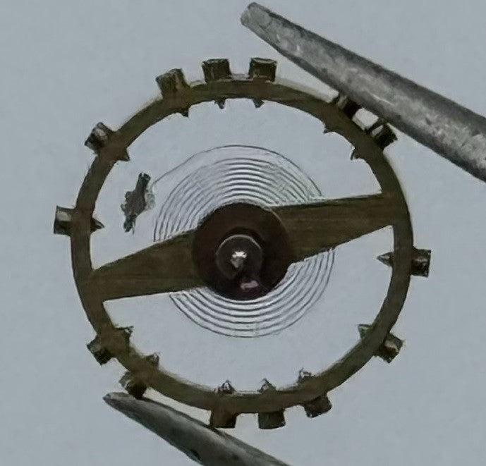 Felsa 302 Balance Wheel Complete And Spring 5¼’’’ 181 M Watch Movement Parts NOS