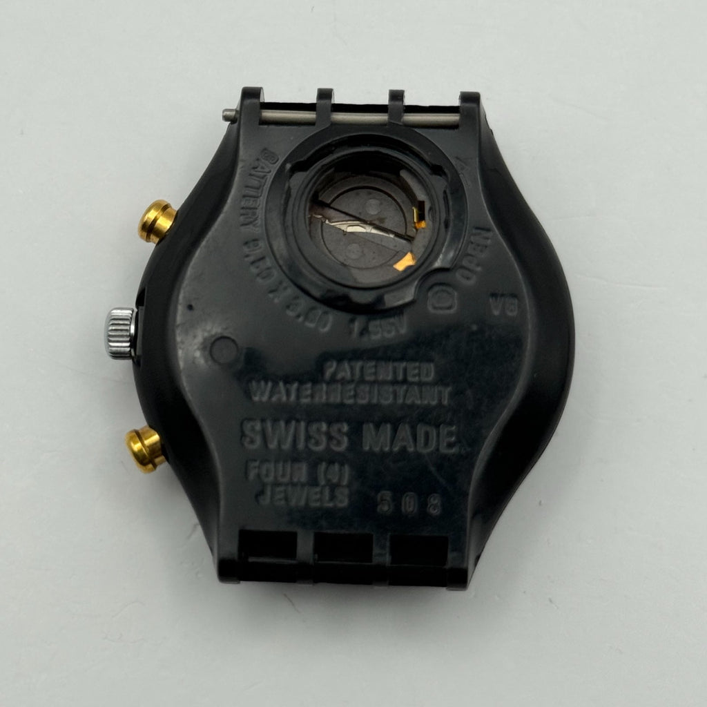 Vintage Swatch Chrono Watch SCB113 Count 1994 ETA Quartz Swiss 40mm Parts Repair