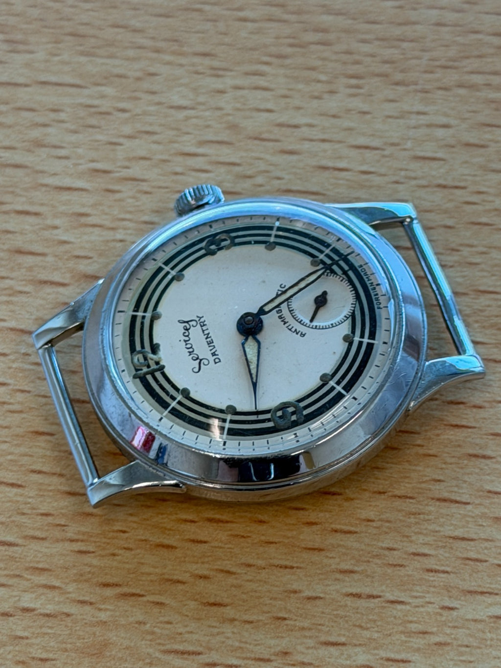 Services Daventry Military Style Men's Watch - Antimagnetic Sub Seconds - Spares