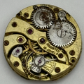 Mappin 18 Watch Movement Jewels Sub Seconds Manual Wind Parts 19.8mm