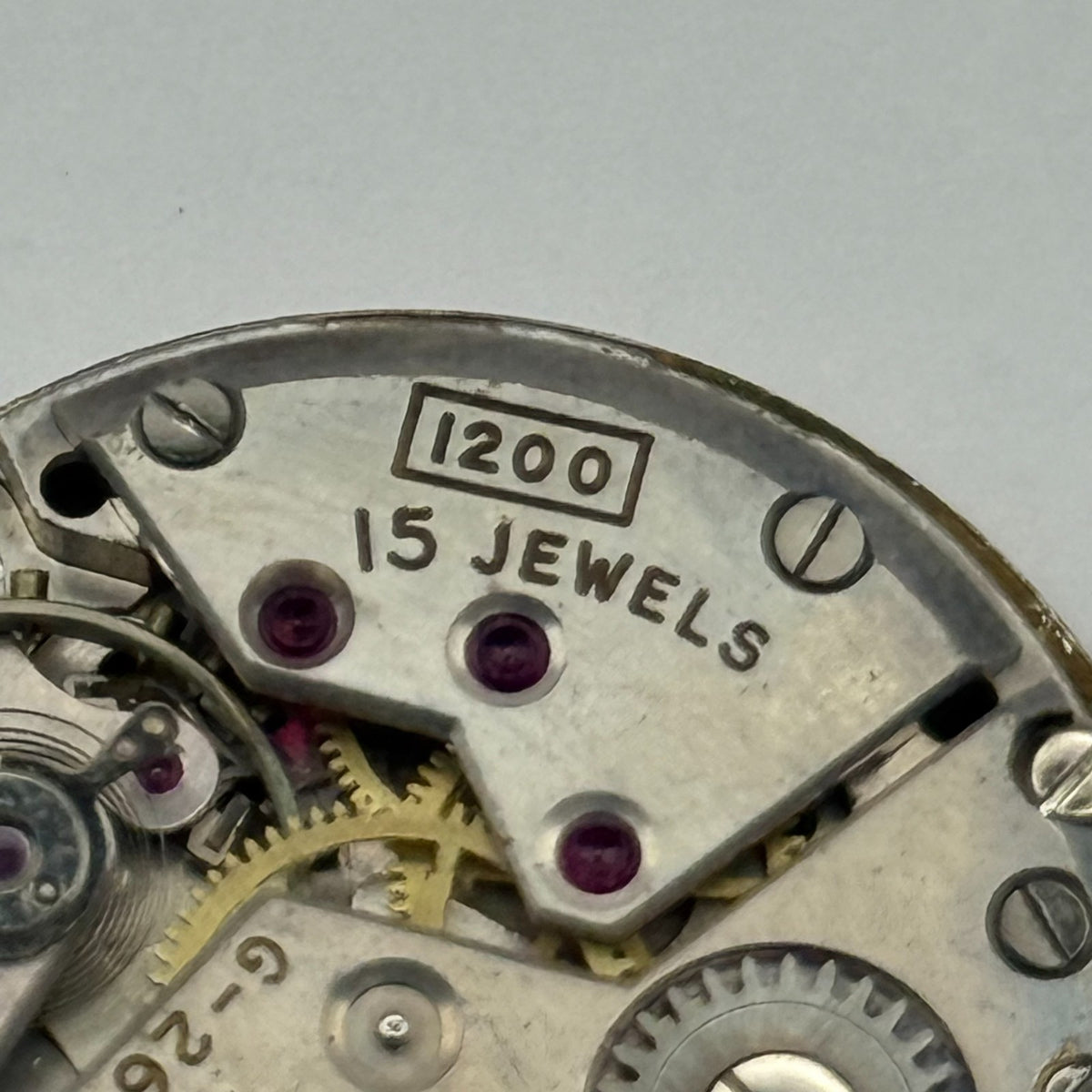 Rone Fifteen 1200 Watch Movement - For Parts / Repair - 26.4mm
