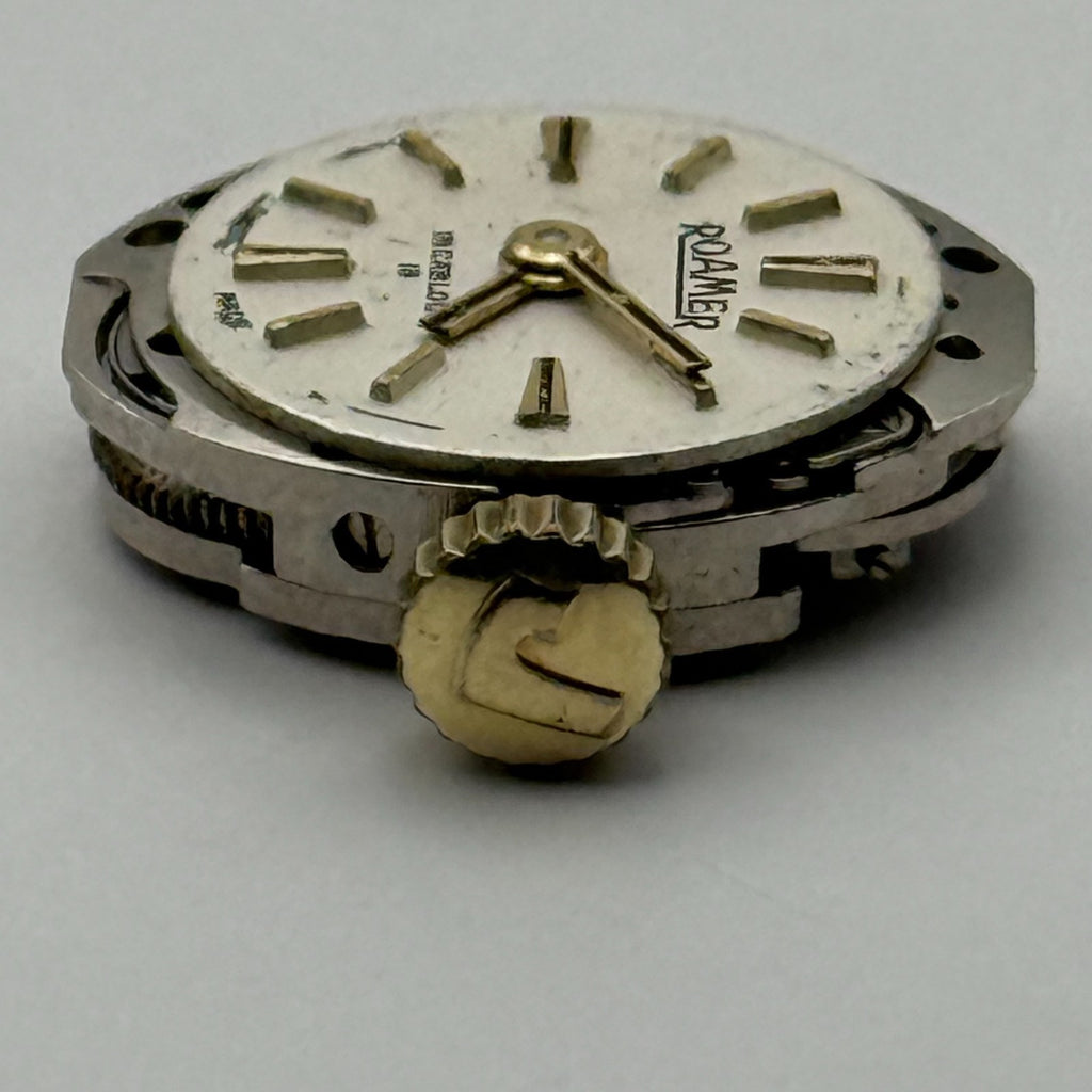 MST 466 Watch Movement Roamer 19 Jewels Swiss Manual Wind Parts Repair 13.1mm