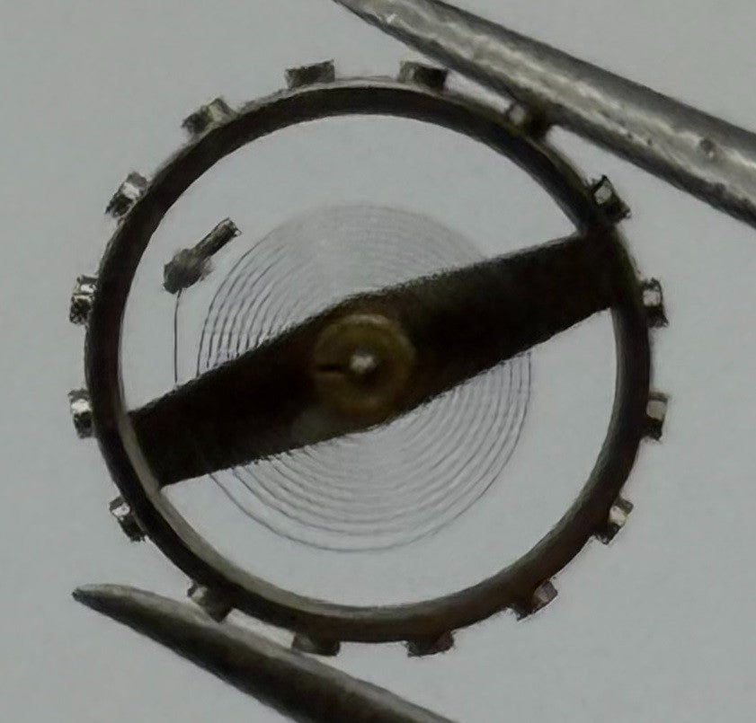 EB 1297 1469 Balance Wheel Complete And Spring 117 Watch Movement Parts NOS