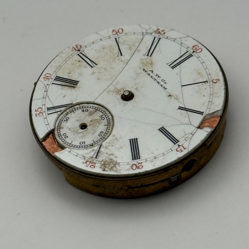 Waltham Grade G Watch Movement Seaside Quality Model 1882 American 1s Parts