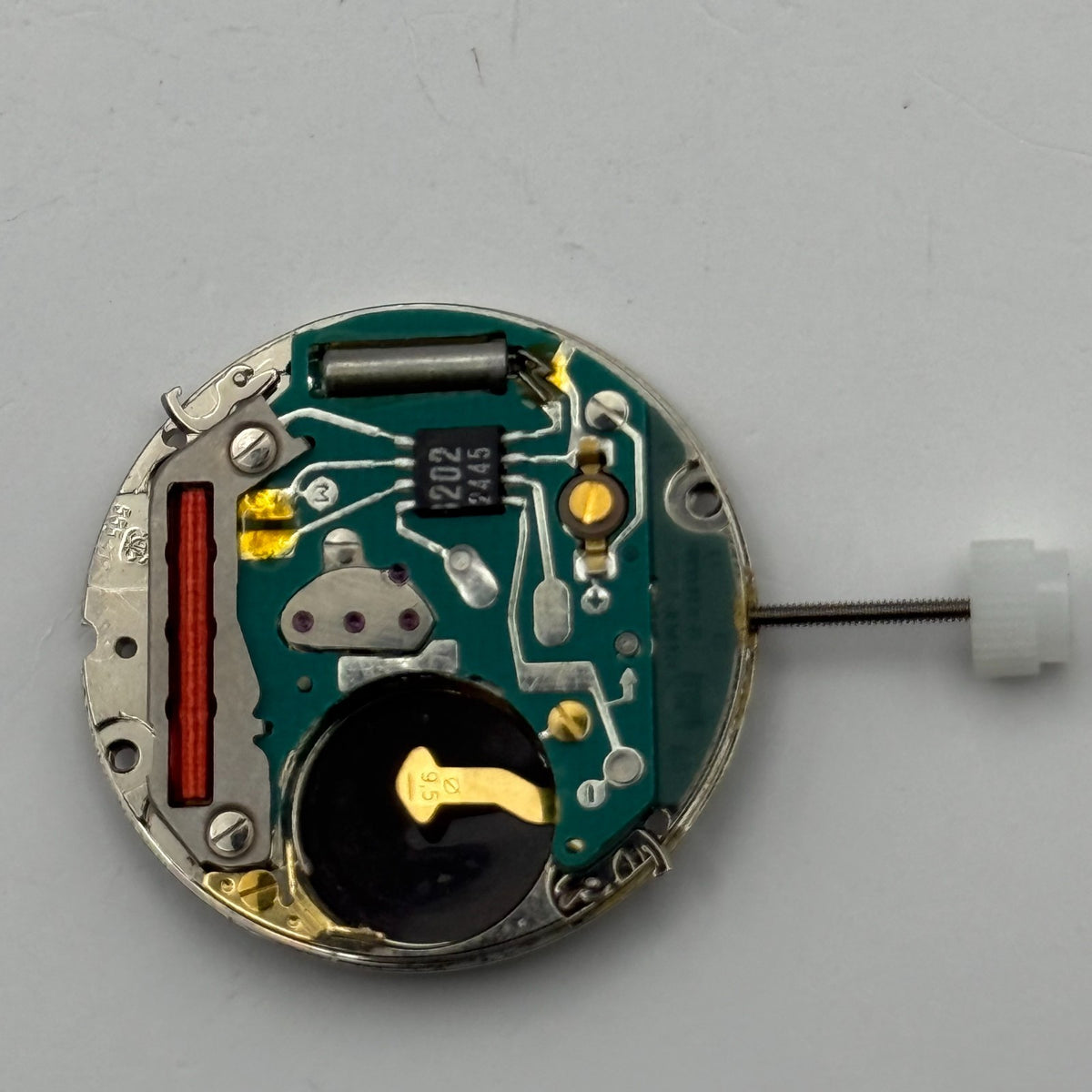 ETA 555.412 Watch Movement Running Quartz Swiss 7 Jewels Parts Repair 23.9mm