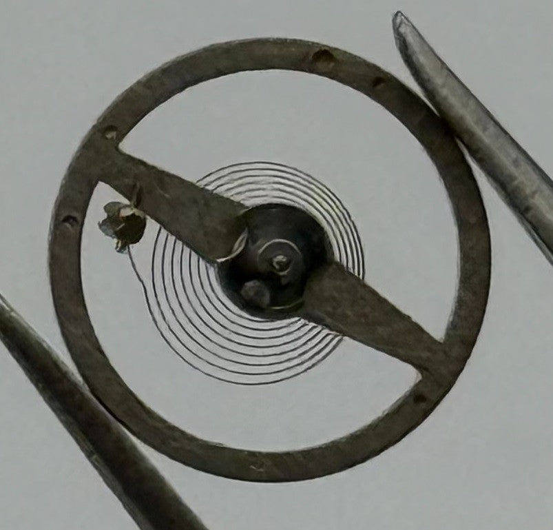 Oris 491/1 Balance Wheel Complete And Spring 8¾’’’ 3274 Watch Movement Parts NOS