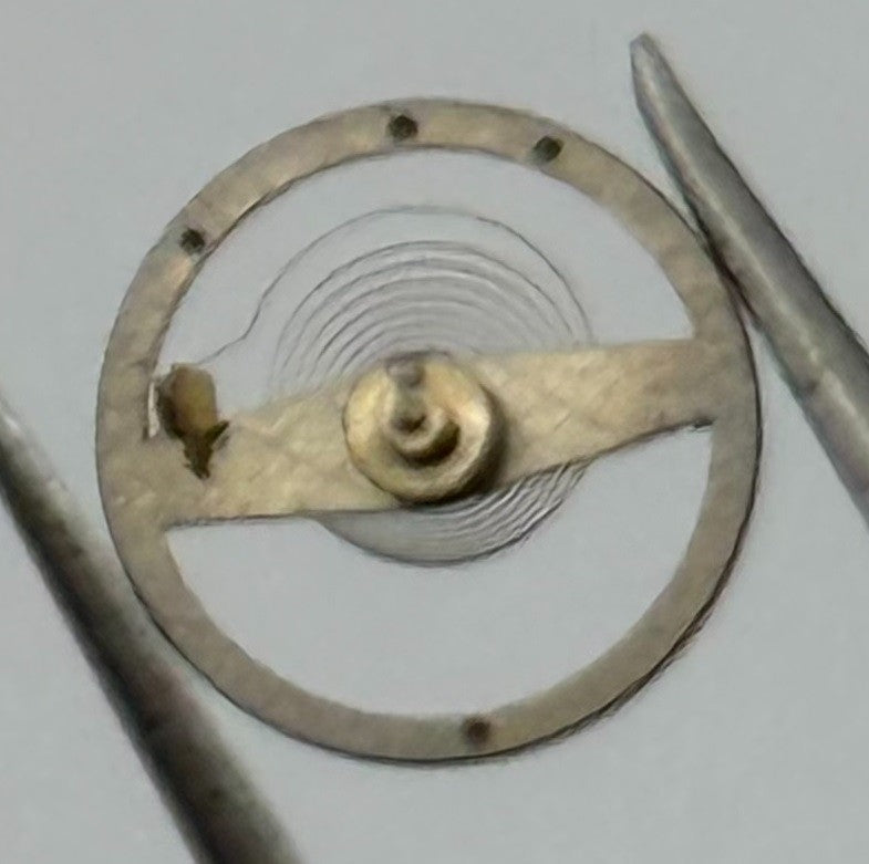 Brac 2021 Balance Wheel Complete And Spring 5¼'' 69 M Watch Movement Parts NOS