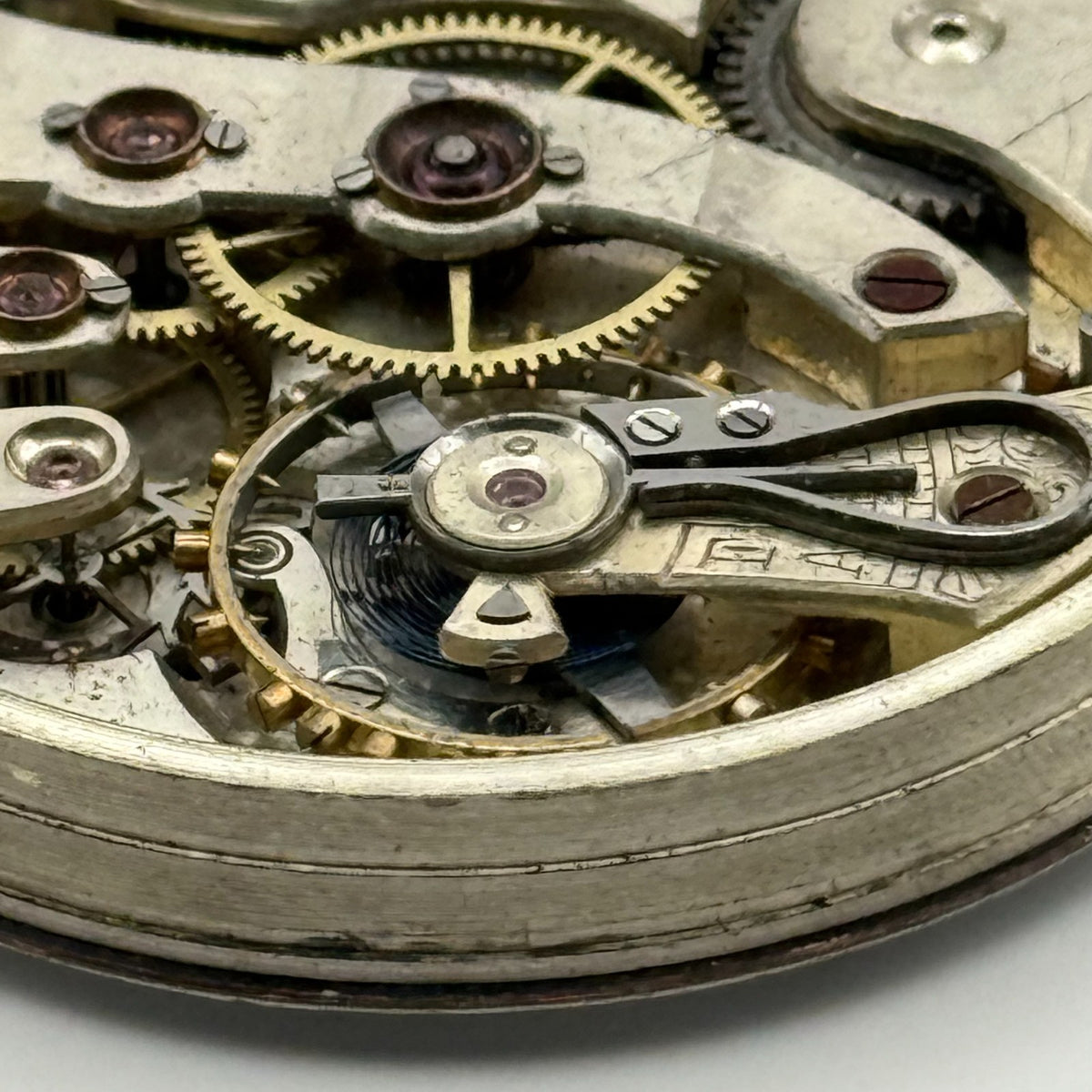 Mobilia Pocket Watch Movement High Grade Open Face Sub Seconds Parts 45.1mm