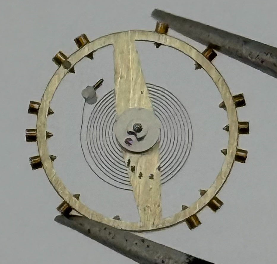 FHF 70 Balance Wheel Complete And Spring 10½’’’ Renata 201 Watch Movement Parts