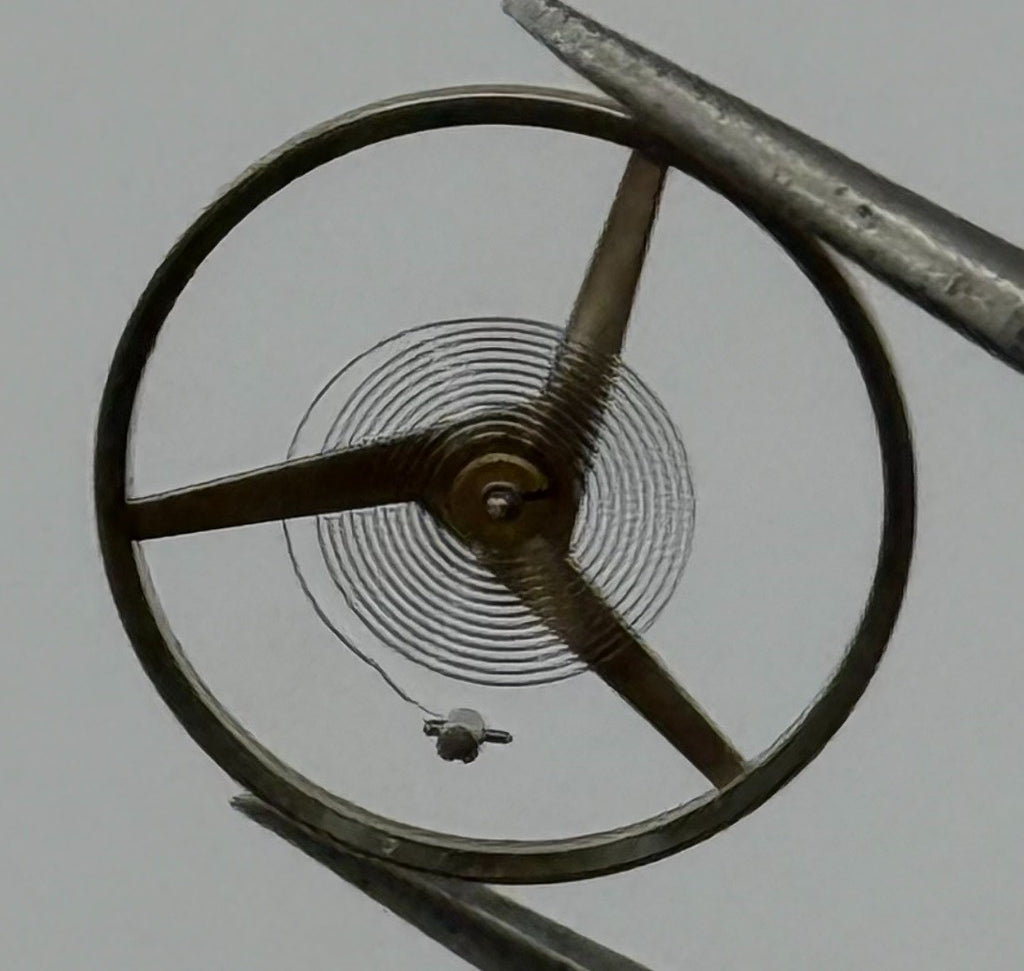 ST 96 Balance Wheel Complete And Spring 11½’’’’ 1268 M Watch Movement Parts NOS