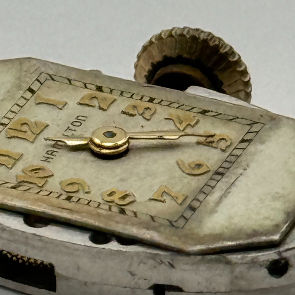 Hamilton 995A Watch Movement 17 Jewels USA Manual Wind Parts Repair 12.6mm