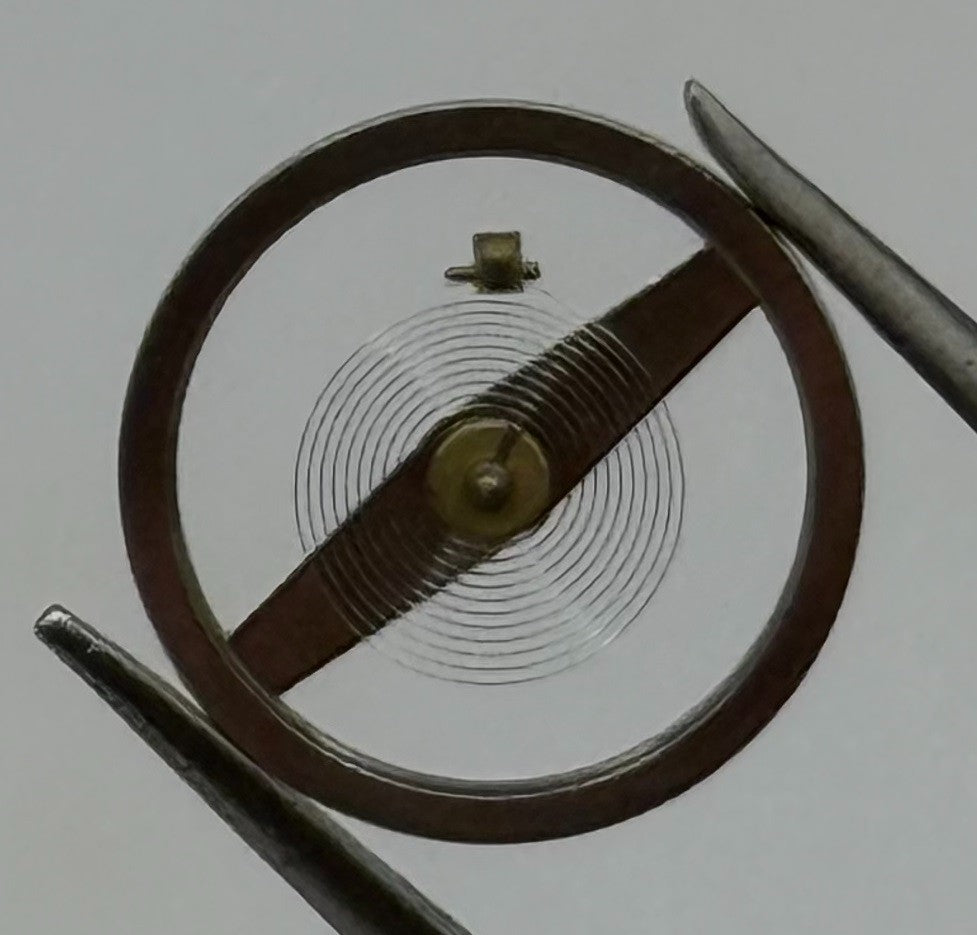 Brac 300 301 Balance Wheel Complete And Spring 1604 Watch Movement Parts NOS