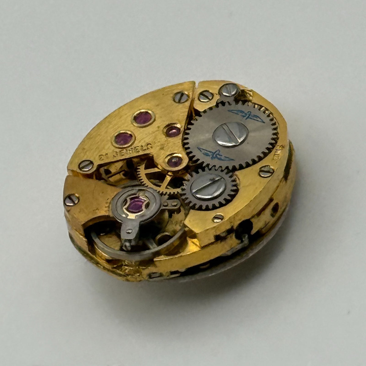AS 1777 Watch Movement A. Schild Rotary 21 Jewels Swiss Manual Wind Parts 12.4mm