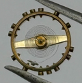 AS 1677 Balance Wheel Complete And Spring 5½’’’ 1225 M Watch Movement Parts NOS