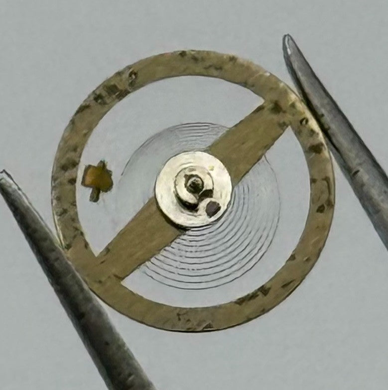 BFG 910 PL Balance Wheel Complete And Spring Renata 825 Watch Movement Parts NOS