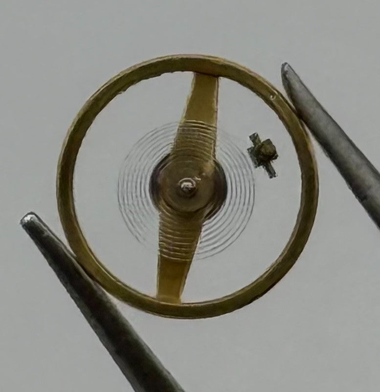 Ebosa 86 87 Balance Wheel Complete And Spring 8¾’’’ 3725 /2 Watch Movement Parts