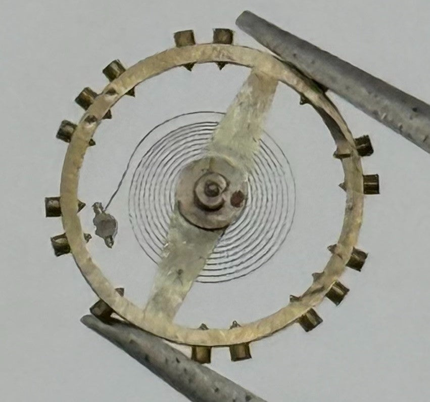 AS 1240 Balance Wheel Complete And Spring 8¾’’’ Renata 49 M Watch Movement Parts