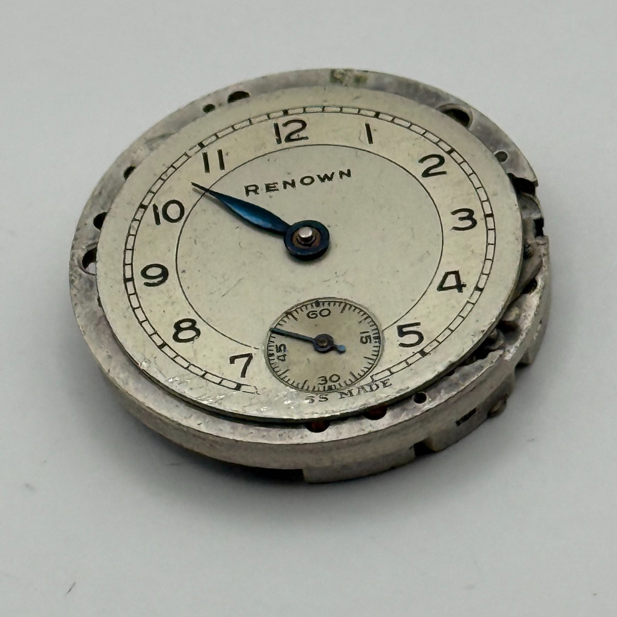 Bravingtons 975 Watch Movement Renown Sub Seconds Manual Vintage Parts 21.9mm