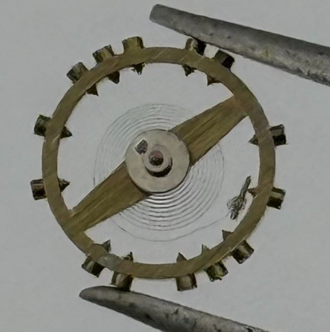 AS 976 1012 Balance Wheel Complete And Spring Renata Watch Movement Parts NOS