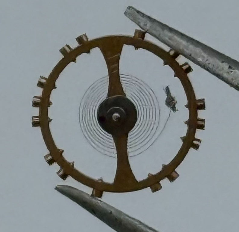 Lorsa HS 514-A Balance Wheel Complete And Spring 5¼’’’ 1238 Watch Movement NOS