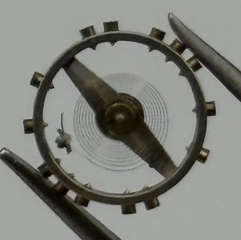 FEF 370 371 Balance Wheel Complete And Spring Renata 176 Watch Movement Parts