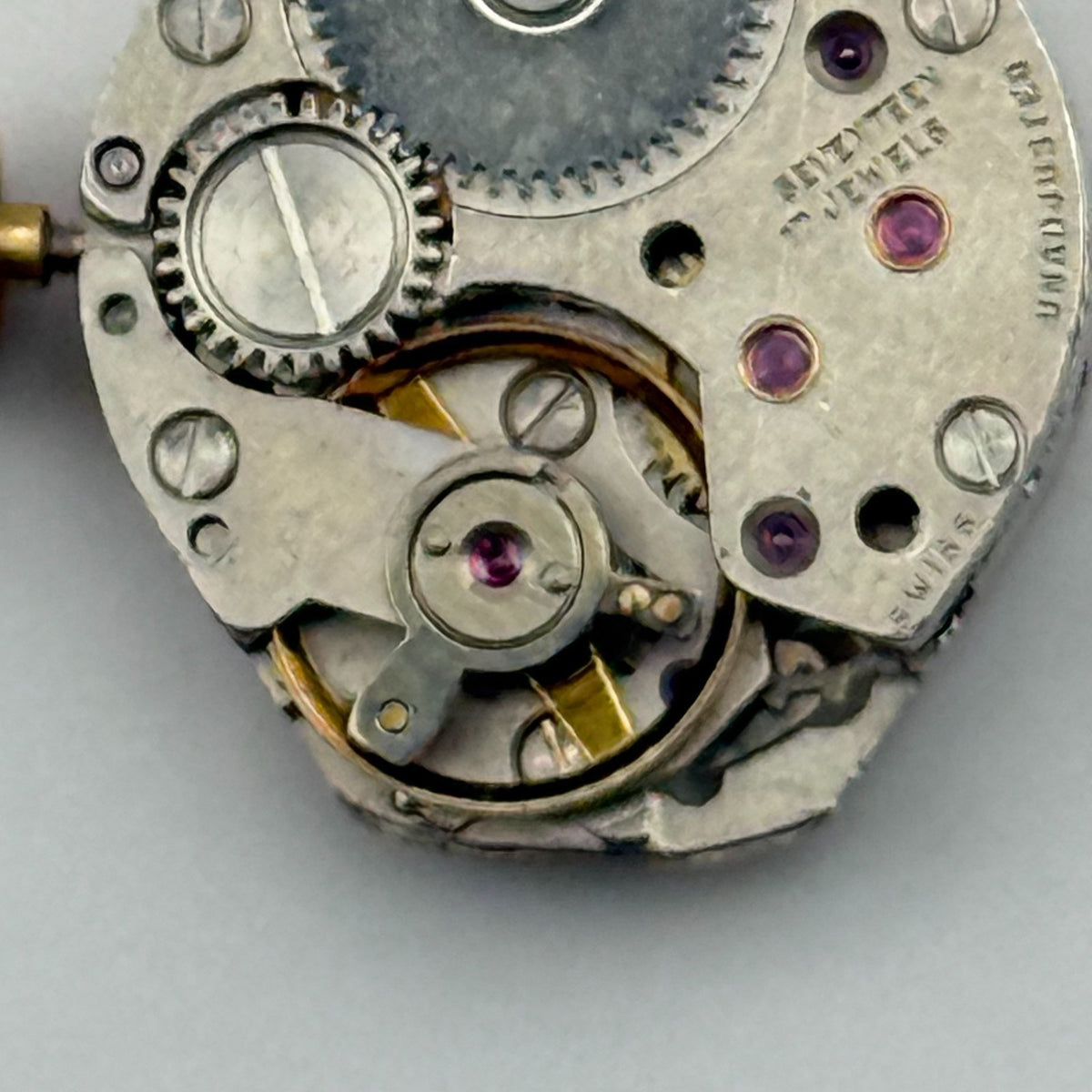 BFG 927 Watch Movement Josmar 17 Jewels Swiss Manual Wind Parts Repair 15.2mm