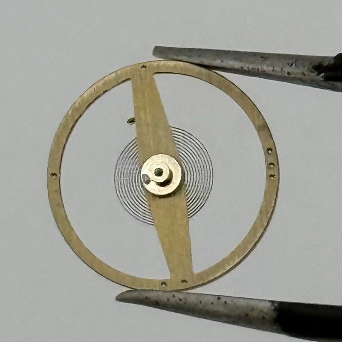 Forster 194 Balance Wheel Complete And Spring 1588 Watch Movement Parts NOS