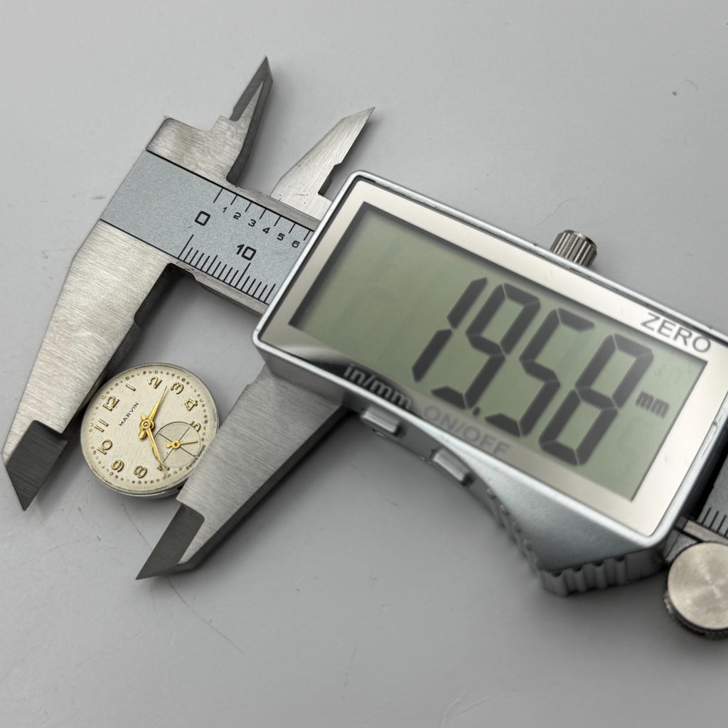 Marvin 320 Watch Movement 17 Jewels 3 ADJS Swiss Manual Wind Parts Repair 19.7mm