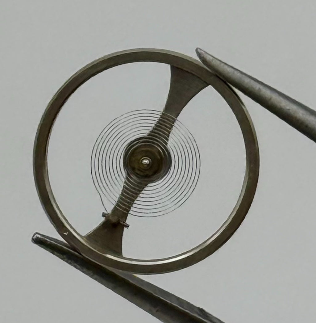 Oris 391 Balance Wheel Complete And Spring 11½’’’ 4381 Watch Movement Parts NOS