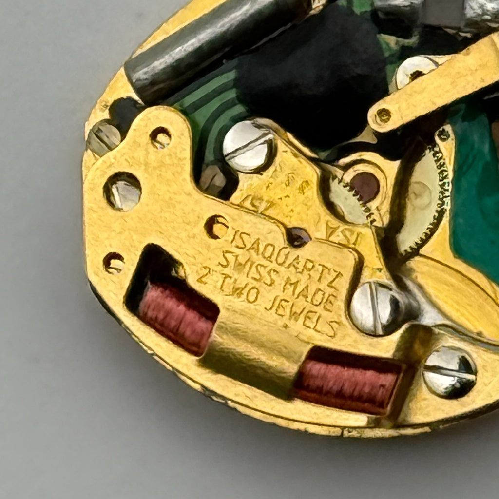 ISA 257 Watch Movement Quartz 2 Jewels Swiss Untested Parts Repair Spares 13mm