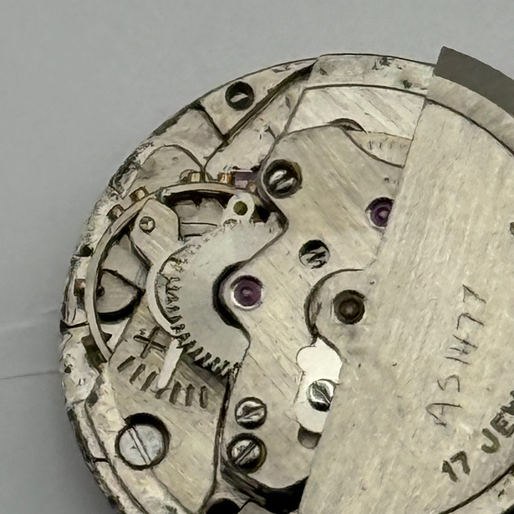 AS 1477 Watch Movement A. Schild MuDu 17J Swiss Automatic Parts Repair 16.3mm