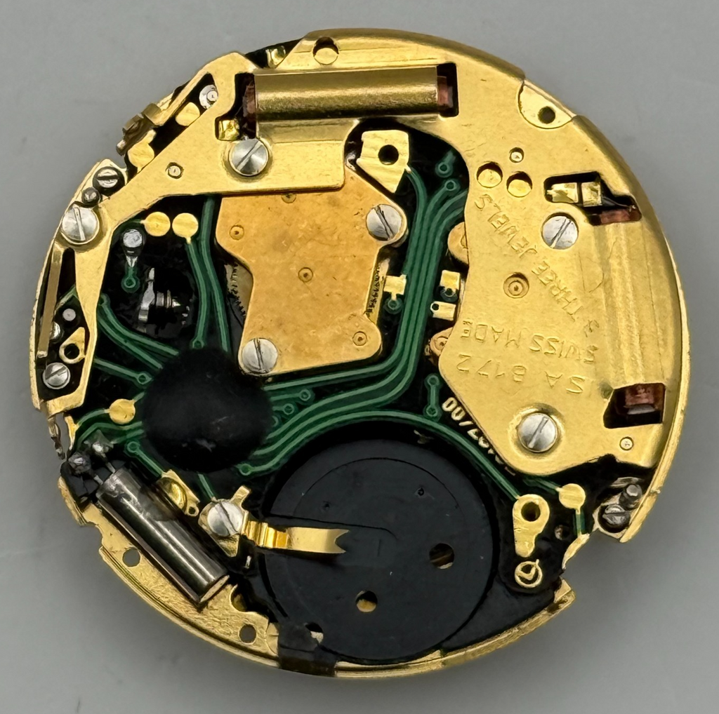 ISA 8172 Watch Movement - Quartz Date 3 Jewels - For Parts / Repair - 26.2mm