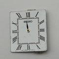 Seiko Watch 7N01-0TK8 Dial White Japan Vintage Spare Parts Repair 21.3mm