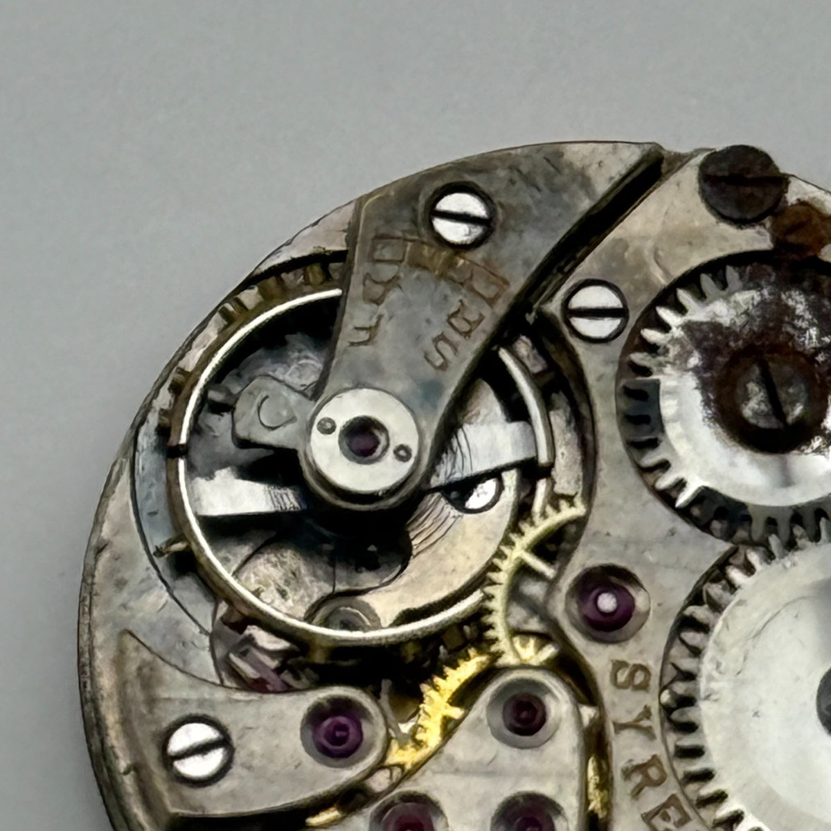 Syren 22 Watch Movement Swiss Made Manual Wind Vintage Parts Repair 19.1mm