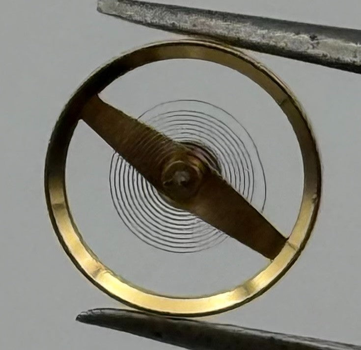 BFG 927 Balance Wheel Complete And Spring 6¾-8''' 1512 Watch Movement Parts NOS