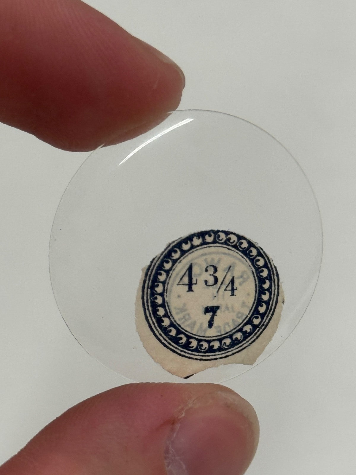 Antique Pocket Watch Glass Crystal - Choose From Available Sizes - Rawco - NOS