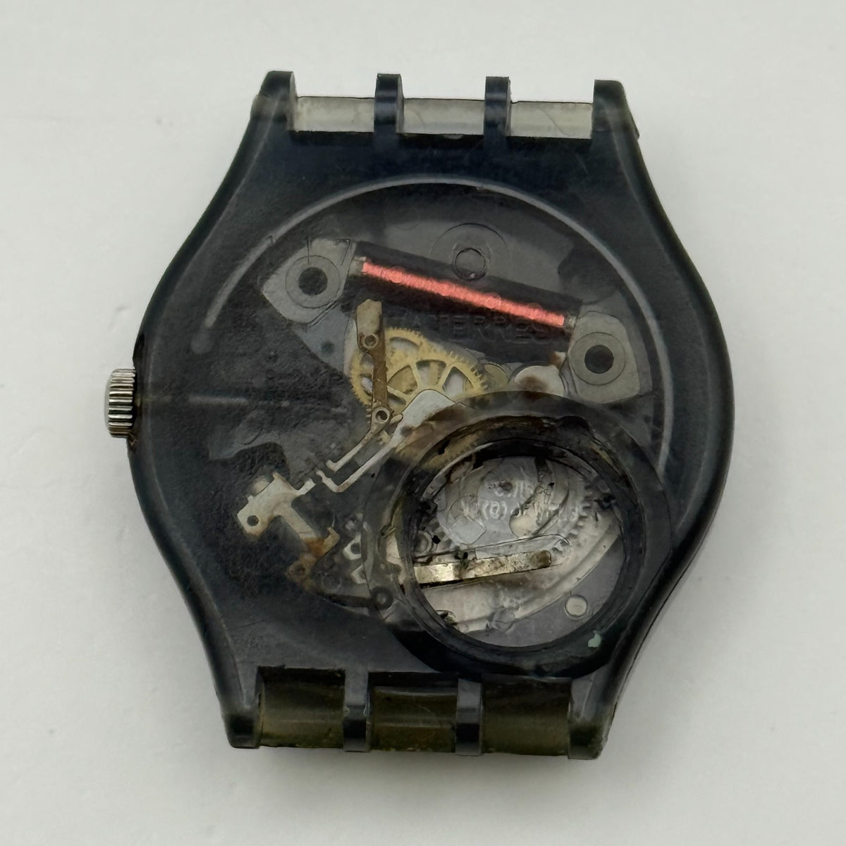 Vintage Swatch Gent Watch GM411 Scottish 2000 Date Dial ETA Quartz 34mm Parts 