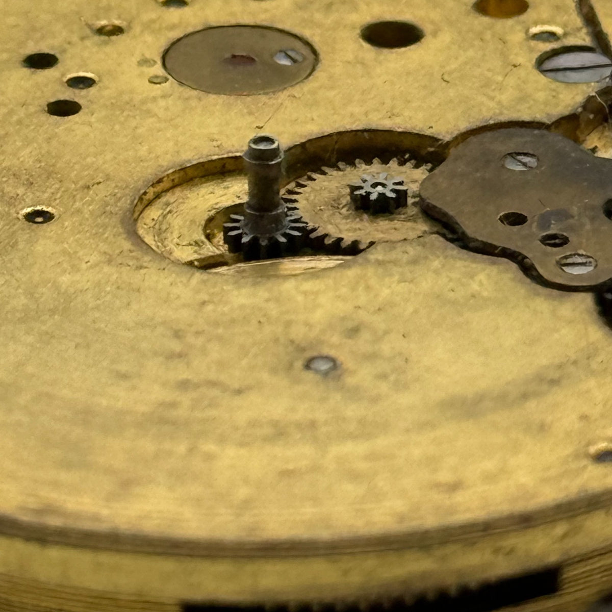 Swiss Lever Pocket Watch Movement - Unidentified - Parts / Repair - 40.1mm