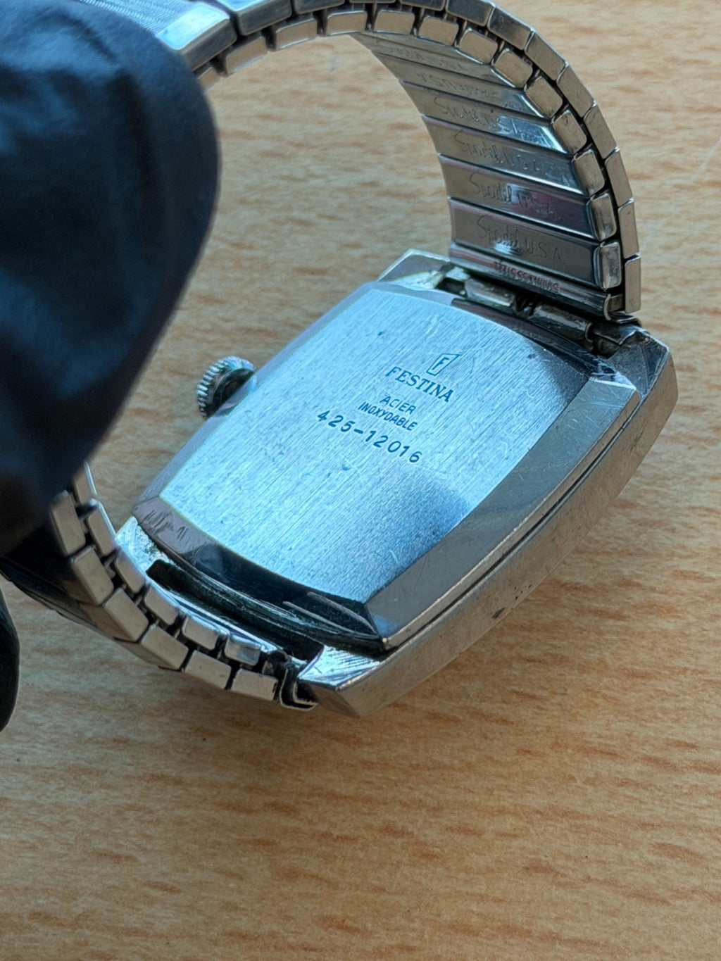 Festina Calendar Vintage Men's Watch - Mechanical - Running - Peseux 7046